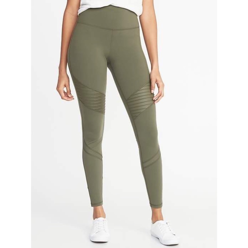 NWOT Old Navy High-Waisted Moto Active Leggings